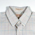 Vintage 90's Fox Collection Grid Pattern Button Up Shirt