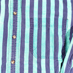 Vintage 90's Eddie Bauer Vertical Stripe Button Up Shirt