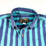 Vintage 90's Eddie Bauer Vertical Stripe Button Up Shirt