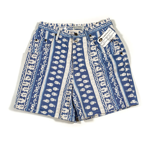 Vintage 90's Arizona Hawaiian Pineapple Jean Shorts
