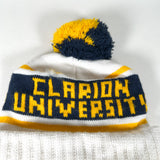Vintage 80's Clarion University Knit Pom Beanie