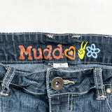 Vintage Y2K Mudd Low Rise Distressed Denim Shorts