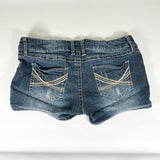 Vintage Y2K Mudd Low Rise Distressed Denim Shorts