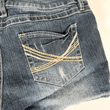 Vintage Y2K Mudd Low Rise Distressed Denim Shorts