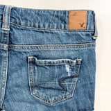 Vintage Y2K American Eagle Low Rise Distressed Denim Shorts