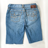 Vintage Y2K Mudd Denim 28 Waist Distressed Shorts