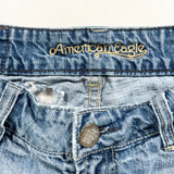 Vintage Y2K American Eagle Low Rise Distressed Denim Shorts