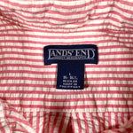 Vintage 90's Land's End Striped Short Sleeve Button Up Shirt