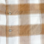 Vintage 70's Loop Collar Plaid Button Up Shirt