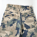 Vintage Y2K Route 66 Camo Cargo Shorts 28 Waist Shorts