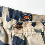 Vintage Y2K Route 66 Camo Cargo Shorts 28 Waist Shorts