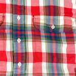 Vintage 80's Britches Outdoors Thrashed Plaid Shirt