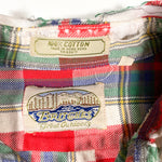 Vintage 80's Britches Outdoors Thrashed Plaid Shirt