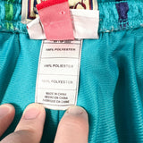 Modern Y2K Charlotte Hornets Big Logo Teal NBA Basketball Shorts