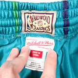 Modern Y2K Charlotte Hornets Big Logo Teal NBA Basketball Shorts