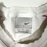 Vintage Y2K Nike Pink Spellout Cropped Long Sleeve T-Shirt