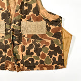 Vintage 80’s Game Winner Duck Camo Hunting Vest
