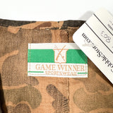 Vintage 80’s Game Winner Duck Camo Hunting Vest