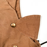 Vintage 70’s Carhartt Brown Duck Canvas Blanket Lined USA Snap Hood