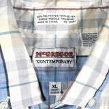 Vintage 80's McGregor Temporary Plaid Button Up Shirt