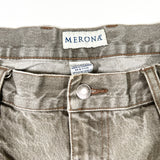 Vintage 90’s Merona Tan Denim Relaxed Fit 34 Shorts