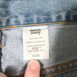 Vintage 2003 Levi’s 550 Light Wash Relaxed 36 Shorts