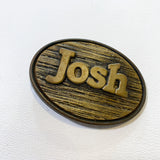 Vintage 80's Josh Oden Belt Buckle