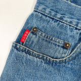 Vintage 90’s Bugle Boy Light Wash Denim Shorts