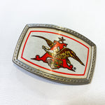 Vintage 80's Anheuser Busch Beer Belt Buckle