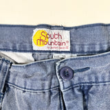 Vintage 90’s South Mountain Blue Pleated Cotton Shorts
