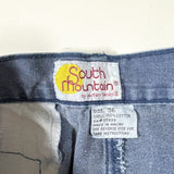 Vintage 90’s South Mountain Blue Pleated Cotton Shorts