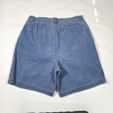 Vintage 90’s South Mountain Blue Pleated Cotton Shorts