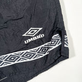 Vintage 90’s Umbro Black Soccer Track Shorts