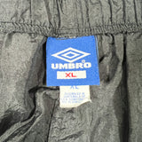 Vintage 90’s Umbro Black Soccer Track Shorts