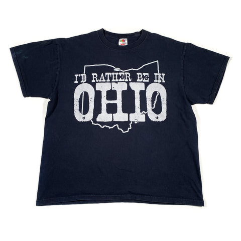 Vintage Y2K Rather be in Ohio Souvenir T-Shirt