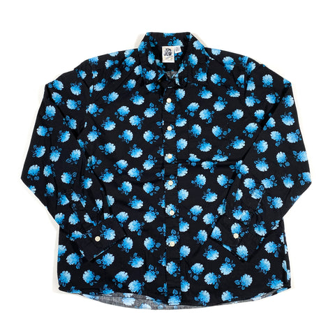 Vintage 90's Kennington Blue Floral Button Up Shirt