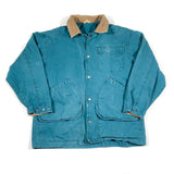 Vintage 90's Green Corduroy Collar Chore Jacket