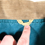 Vintage 90's Green Corduroy Collar Chore Jacket