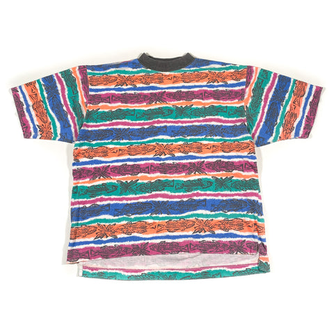 Vintage 90's Jantzen Fish Striped T-Shirt