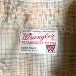 Vintage 60's Wrangler Pearl Snap Western Button Up Shirt