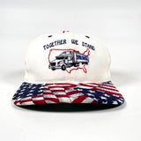 Vintage 90's Walmart American Flag Trucker Hat