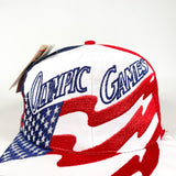 Vintage 1996 Atlanta Olympics American Flag Hat