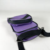 Vintage 90's Purple Nylon 2 Pocket Crossbody Camera Bag