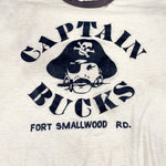 Vintage 80's Captain Bucks Ft. Smallwood Road Ringer T-Shirt