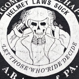 Vintage 80's A.B.A.T.E. of PA Helmet Laws Suck T-Shirt