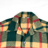Vintage 80's Woolrich Plaid Wool Shirt Jacket