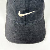 Vintage 90's Nike Swoosh Logo Black Snapback Hat