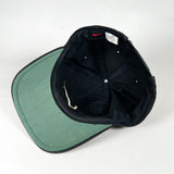 Vintage 90's Nike Swoosh Logo Black Snapback Hat
