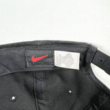 Vintage 90's Nike Swoosh Logo Black Snapback Hat