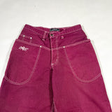 Vintage 90’s JNCO Maroon Wide Leg 32x30 Denim Jeans